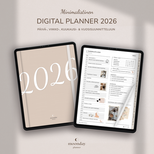 DIGITAL PLANNER 2026 - LATTE