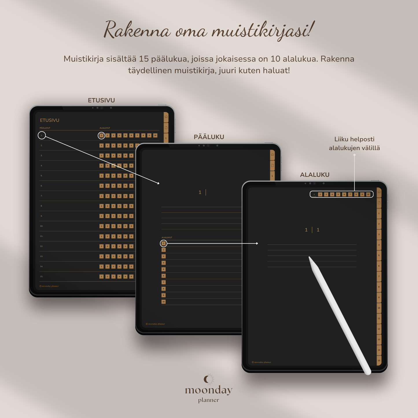 DIGITAL NOTEBOOK - DARK MODE