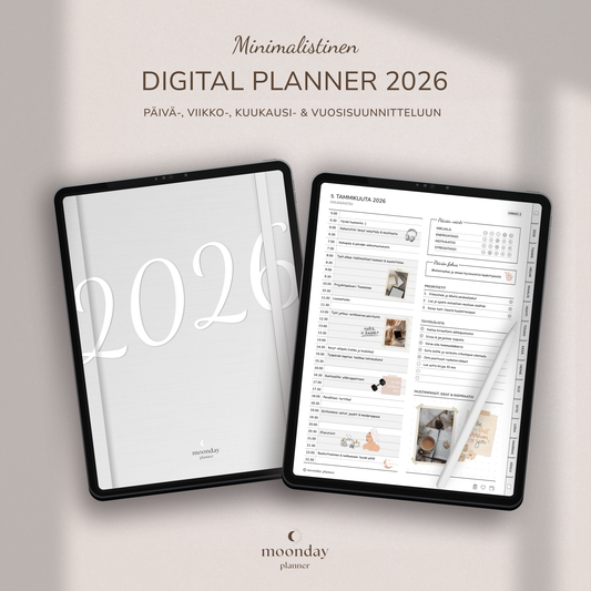 DIGITAL PLANNER 2026 - NEUTRAL