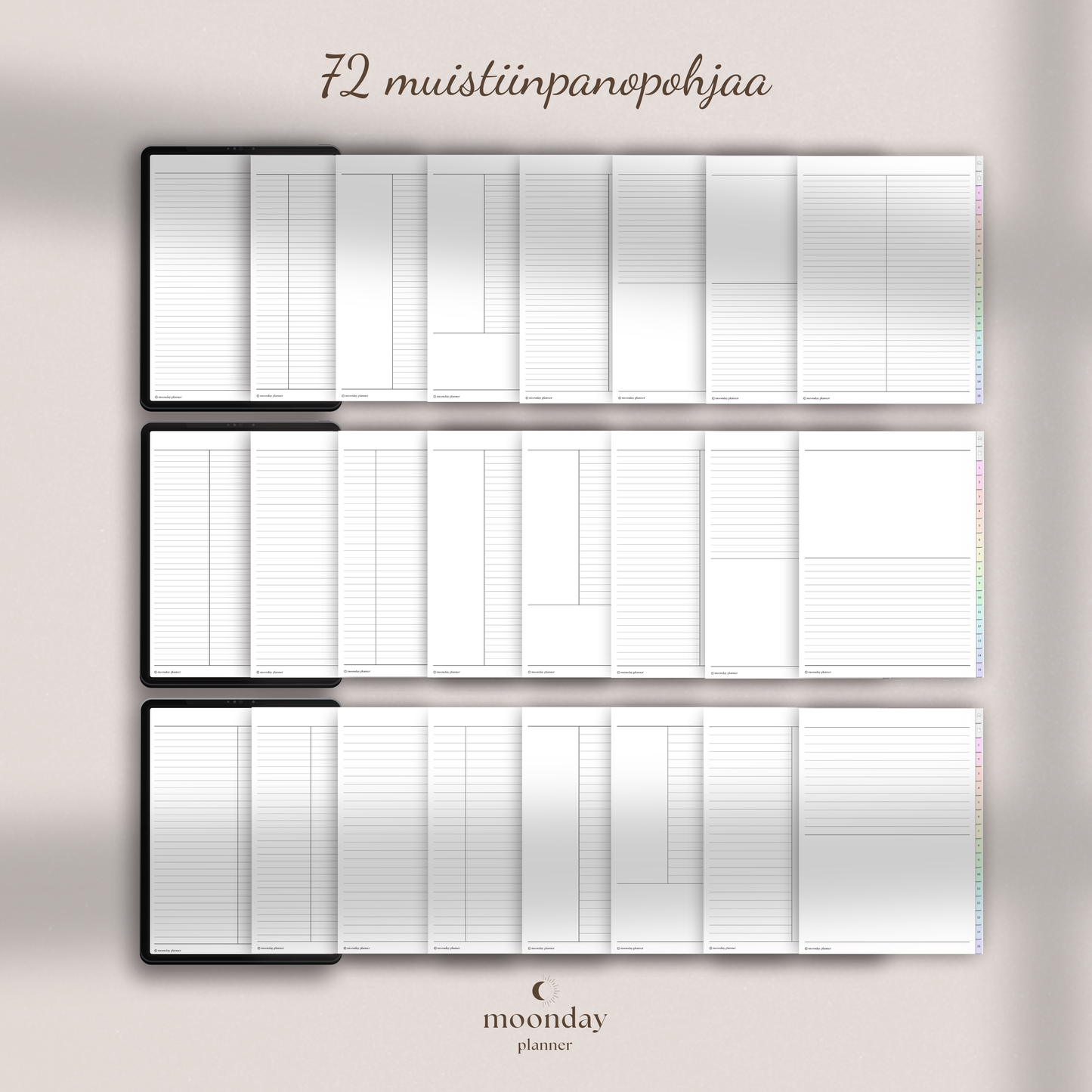 DIGITAL NOTEBOOK - RAINBOW MODE