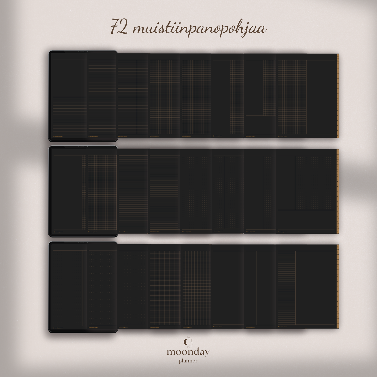 DIGITAL NOTEBOOK - DARK MODE